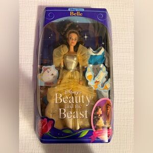 Disney Classics Beauty and the Beast Belle 2433  Two Outfits Mattel NRFB 1991
